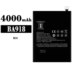 Phone battery BA918 for Meizu M10