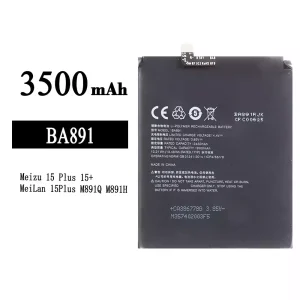 Phone battery BA891 for Meizu 15 Plus
