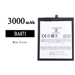 Phone battery BA871 for Meizu 15 Lite