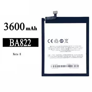 Phone battery BA822 for Meizu NOTE 8
