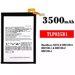 Phone battery TLP035B1 for BlackBerry KEY2
