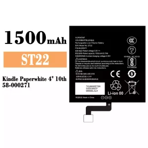 Phone battery ST22 for Amazon Kindle Paperwhite 4"10th/58-000271