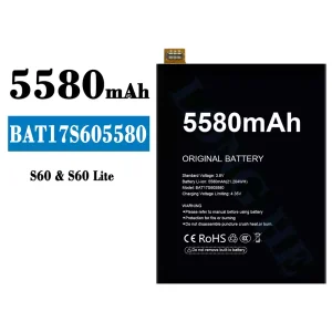 Phone battery BAT17S605580 for Doogee S60/S60 Lite