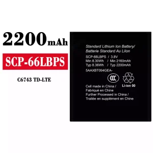 Phone battery SCP-66LBPS for Kyocera C6743 TD-LTE