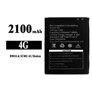 Phone battery 4G for Tenda B9010/SC801 4G Modem