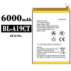 Phone battery BL-A19CT for General Mobile GM 22 Plus