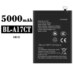 Phone battery BL-A17CT for General Mobile GM 21