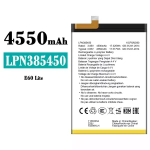 Phone battery LPN385450 for Hisense E60 Lite