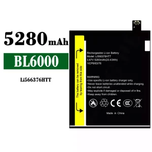 Phone battery Li566376HTT for Blackview BL6000