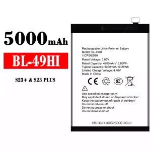 Phone battery BL-49HI for itel S23 Plus