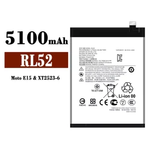 Phone battery RL52 for Motorola E15