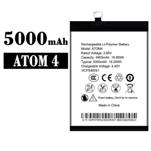 Phone battery ATOM 4 for SYMPHONY