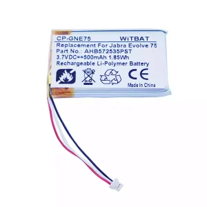 New Replacement Bluetooth Headphone battery for Jabra Evolve 75,Evolve 75 UC,Evolve 75 SE,AHB572535PST