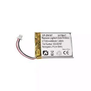 New Replacement Bluetooth Headphone battery for Logitech 533-000167