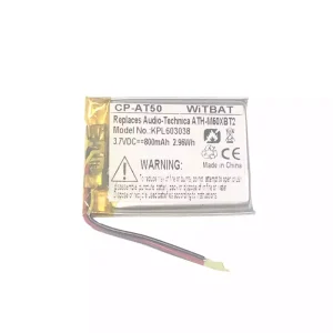 New Replacement Bluetooth Headphone battery for Audio-Technica ATH-M50XBT2,ATHM50XBT,ATH-DSR9BT,ATH-DSR7BT,ATH-SR6BT,ATH-SR5BT,SR5BTBK,SR5BTWH,ATH-AR3BT
