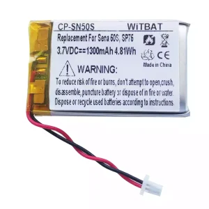 New Replacement Bluetooth Headphone battery for Sena 50S,SP75,SP46,30K