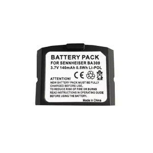 New Replacement Bluetooth Headphone battery for Sennheiser BA300,500898