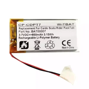 New Replacement Bluetooth Headphone battery for BAT00008,BAT00007