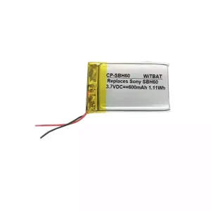 New Replacement Bluetooth Headphone battery for Sony SBH60