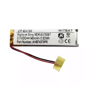 New Replacement Bluetooth Headphone battery for AHB74370PR,AHB74370PO