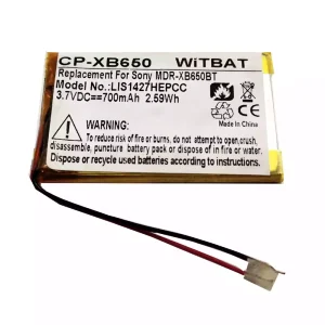 New Replacement Bluetooth Headphone battery for Sony LIS1427HEPCC US343450E,1-756-920-32,ZU10192-16005