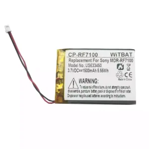 New Replacement Bluetooth Headphone battery for Sony BP-HP1200,MDR-DS7000,MDR-RF7000,MDR-RF7100 SL00131-1