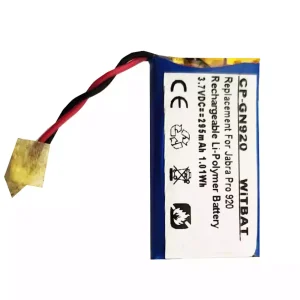 New Replacement Bluetooth Headphone battery for Jabra Pro 900,Pro 920,Pro 923,Pro 930,Pro 935,AHB512229PS