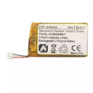 New Replacement Bluetooth Headphone battery for Sennheiser AHB622540N01,Sennheiser Urbanite XL,Sennheiser Momentum 2.0.