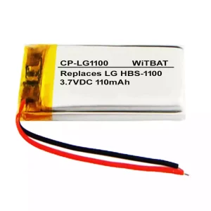 New Replacement Bluetooth Headphone battery for LG HBS-1100,HBS-A100,HBS-810,AEC501224
