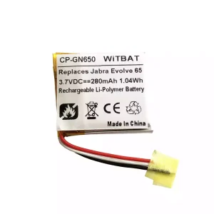 New Replacement Bluetooth Headphone battery for Jabra AHB472625PLT,AHB682828PS