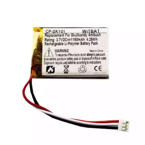 New Replacement Bluetooth speaker battery for Skullcandy Ambush,Skullcandy Barricade Mini,Skullcandy Venue