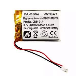 New Replacement Bluetooth speaker battery for Motorola Sonic Play 100,MBP33,MBP36,CB94-01A