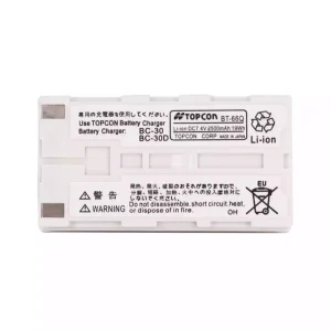 Battery for TOPCON BT-66Q RC-3 GMS-2 GPS FC-100