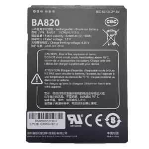 Battery for GPS BA820 BA840