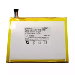 Battery for Amazon Kindle Fire HD 8" 5th GEN,SG98EG 26S1009