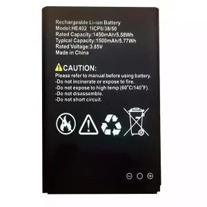 Battery for AT&T Cingular Flex,Nokia 5710 TA-1482,HE402