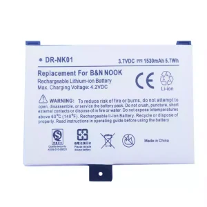 Battery for Barnes & Noble NOOK BNRV100 BNRB1530,BNRZ1000,BNRB454261