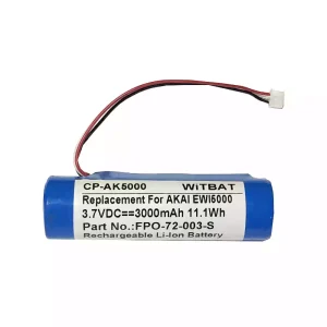 Battery for AKAI EWI 5000,FPO-72-003-S